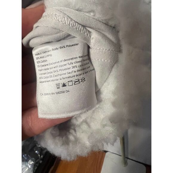 Lululemon Wool Whenever Crew White Sz. 10 - Picture 6 of 7